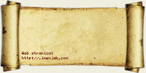 Željka Džaković vizit kartica